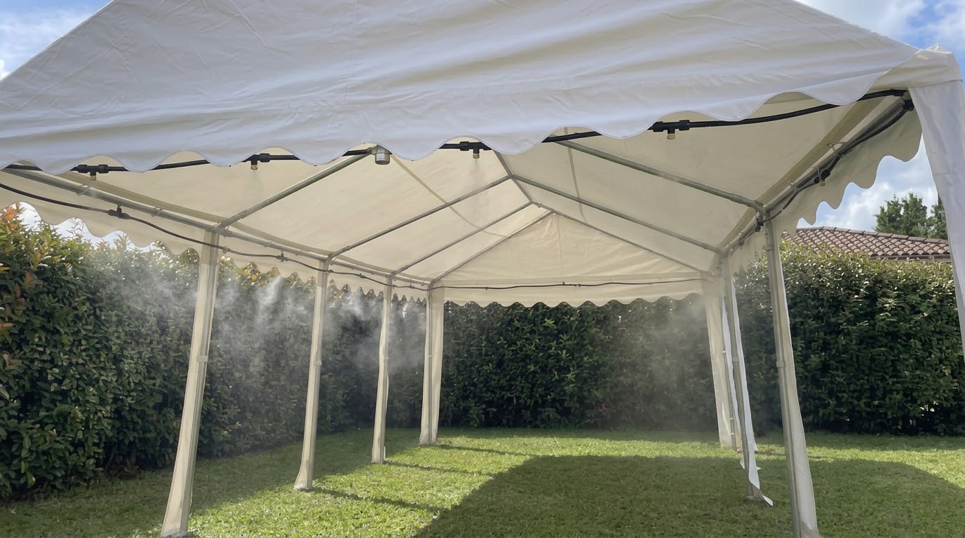climatisation à eau pour tente de récéption brumatiseur brume